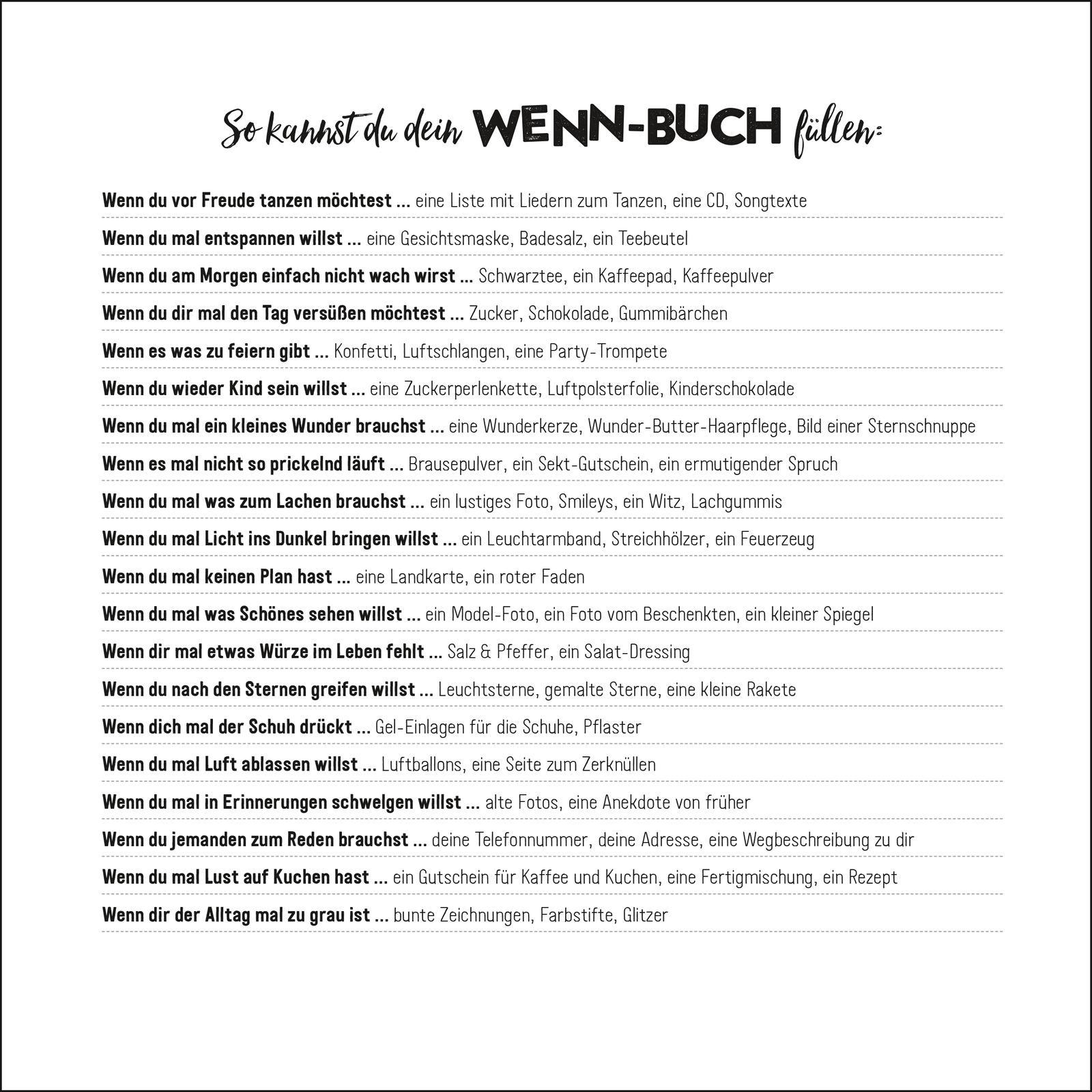 Bild: 4036442004920 | Wenn-Buch für dich - An dich gedacht - Für dich gemacht | Kreativteam