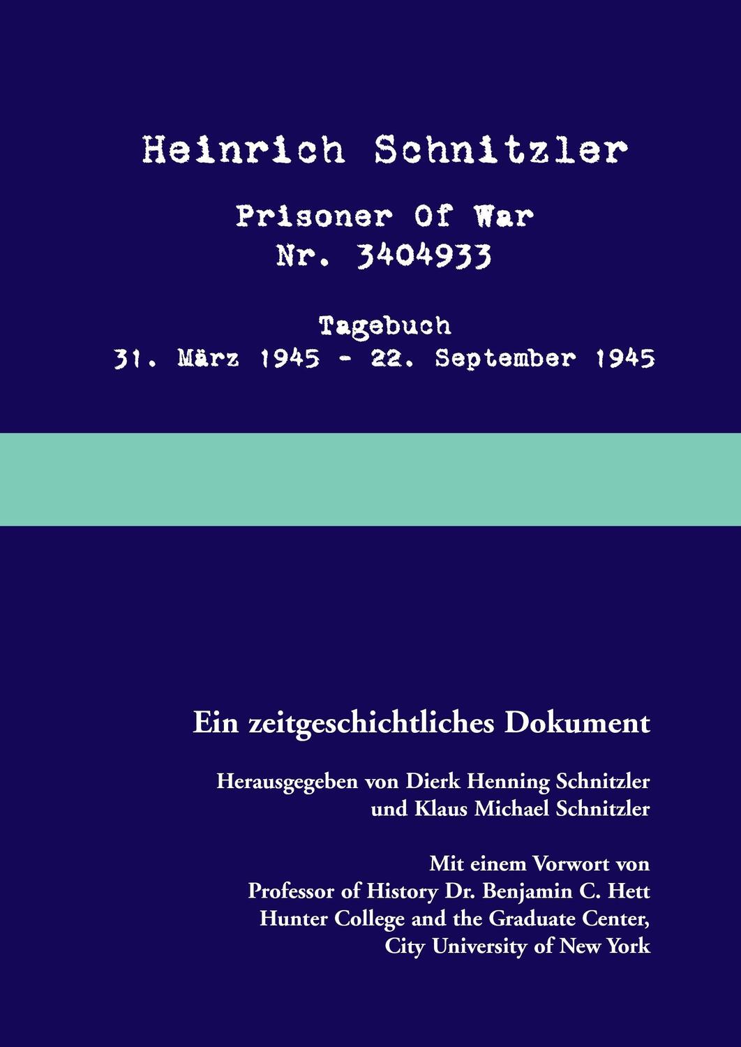 Cover: 9783734737107 | Prisoner of war | Tagebuch 31. März 1945 - 22. September 1945 | Buch