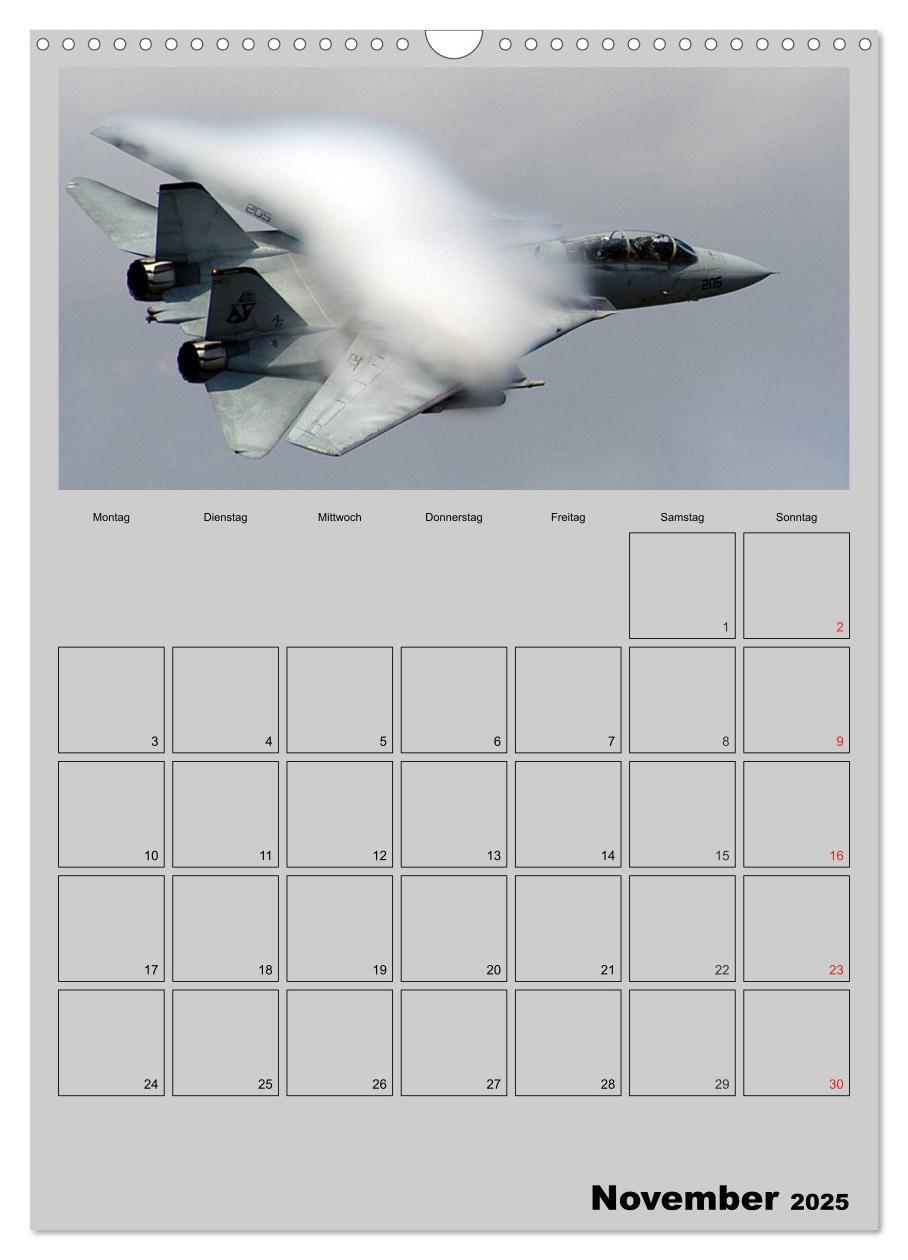 Bild: 9783457035047 | Militär. U.S. Kampfflugzeuge (Wandkalender 2025 DIN A3 hoch),...