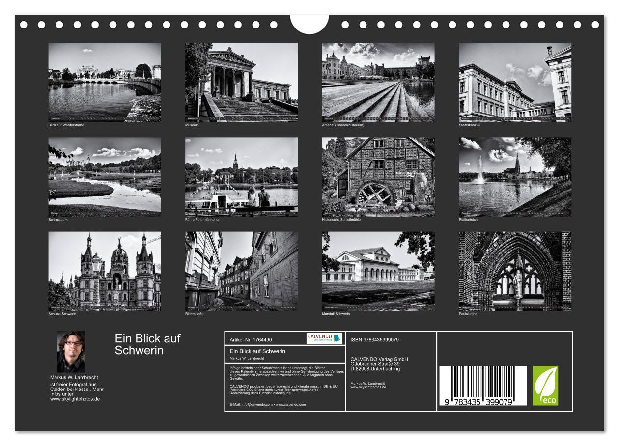 Bild: 9783435399079 | Ein Blick auf Schwerin (Wandkalender 2025 DIN A4 quer), CALVENDO...