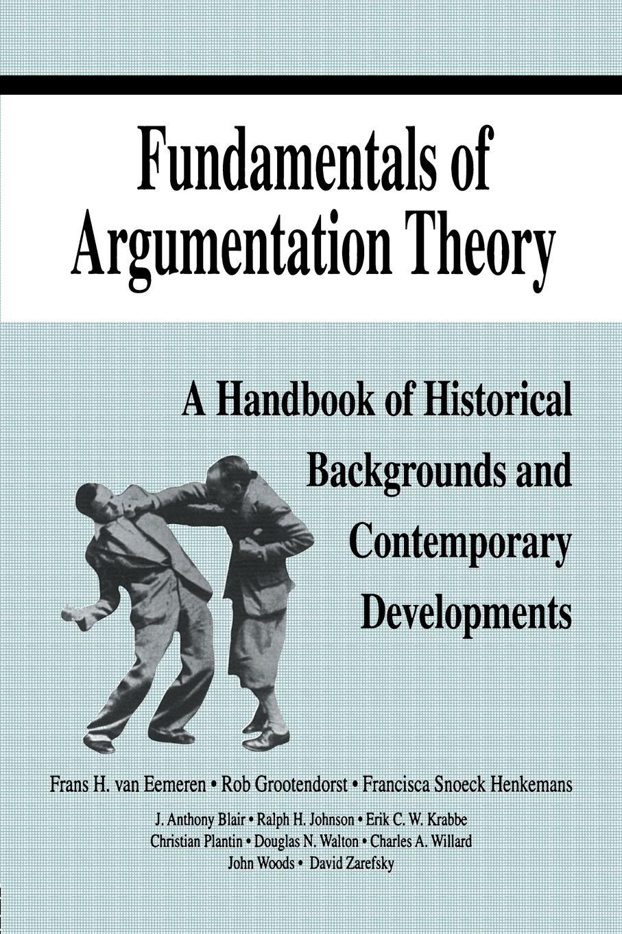 Cover: 9780805818628 | Fundamentals of Argumentation Theory | Frans H. Van Eemeren (u. a.)