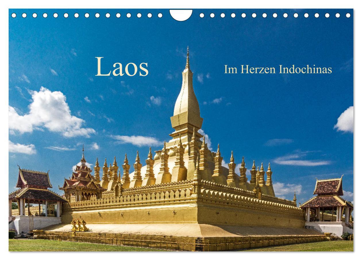 Cover: 9783435140213 | Laos - Im Herzen Indochinas (Wandkalender 2025 DIN A4 quer),...