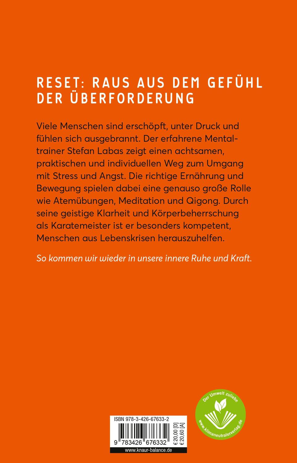Rückseite: 9783426676332 | Ready for Reset | Stefan Labas | Taschenbuch | 224 S. | Deutsch | 2023