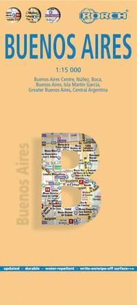 Cover: 9783866093003 | Buenos Aires 1 : 15 000 | (Land-)Karte | Borch Maps | 2 S. | Deutsch