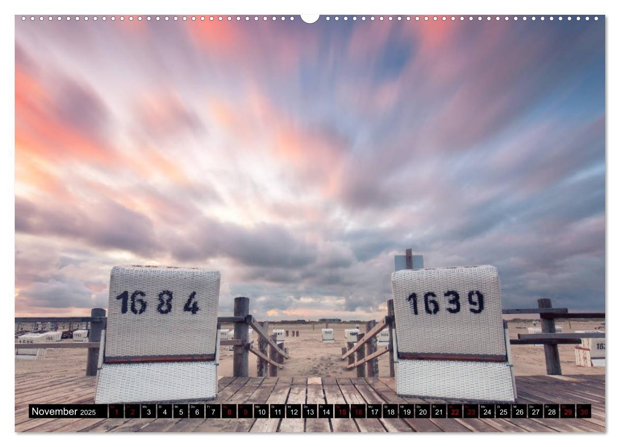 Bild: 9783435218455 | Sankt Peter Ording Sandstrand (Wandkalender 2025 DIN A2 quer),...