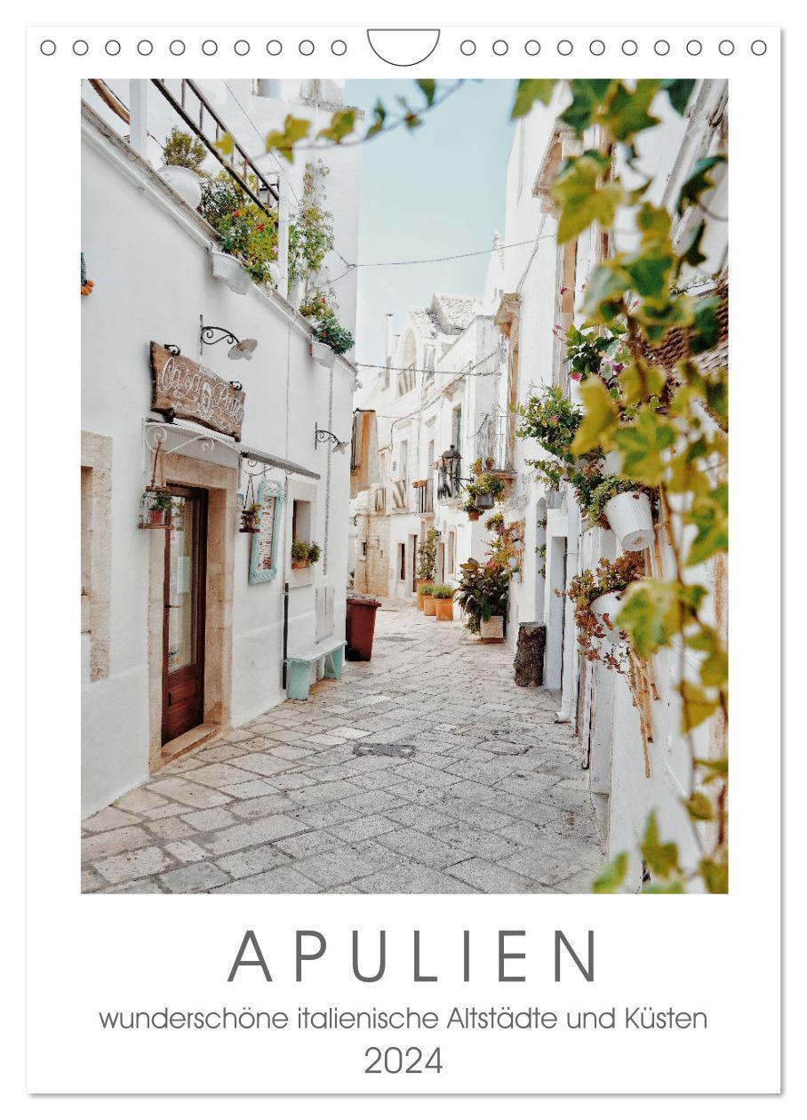 Cover: 9783675980266 | Apulien (Wandkalender 2024 DIN A4 hoch), CALVENDO Monatskalender