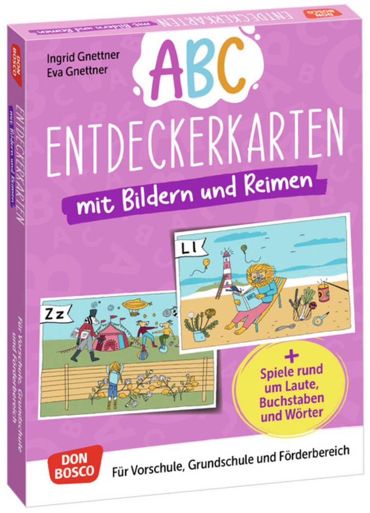 Cover: 4260694921715 | Abc-Entdeckerkarten mit Bildern und Reimen | Ingrid Gnettner | Box