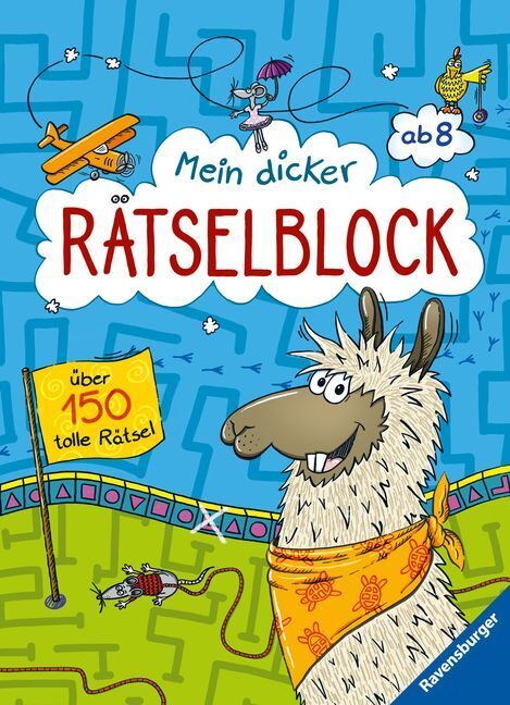 Cover: 9783473555505 | Mein dicker Rätselblock ab 8 Jahren | Über 150 tolle Rätsel | Buch