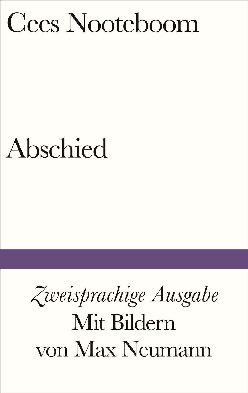 Cover: 9783518225226 | Abschied | Gedicht aus der Zeit des Virus | Cees Nooteboom | Buch