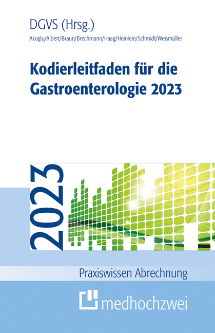 Cover: 9783862169368 | Kodierleitfaden für die Gastroenterologie 2023 | Bora Akoglu (u. a.)