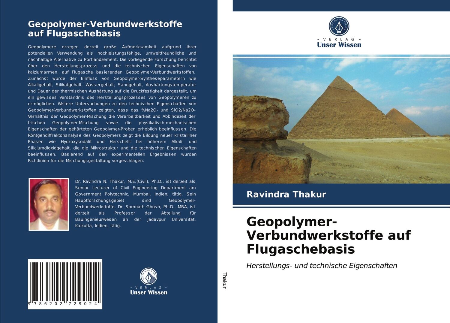 Cover: 9786202729024 | Geopolymer-Verbundwerkstoffe auf Flugaschebasis | Ravindra Thakur