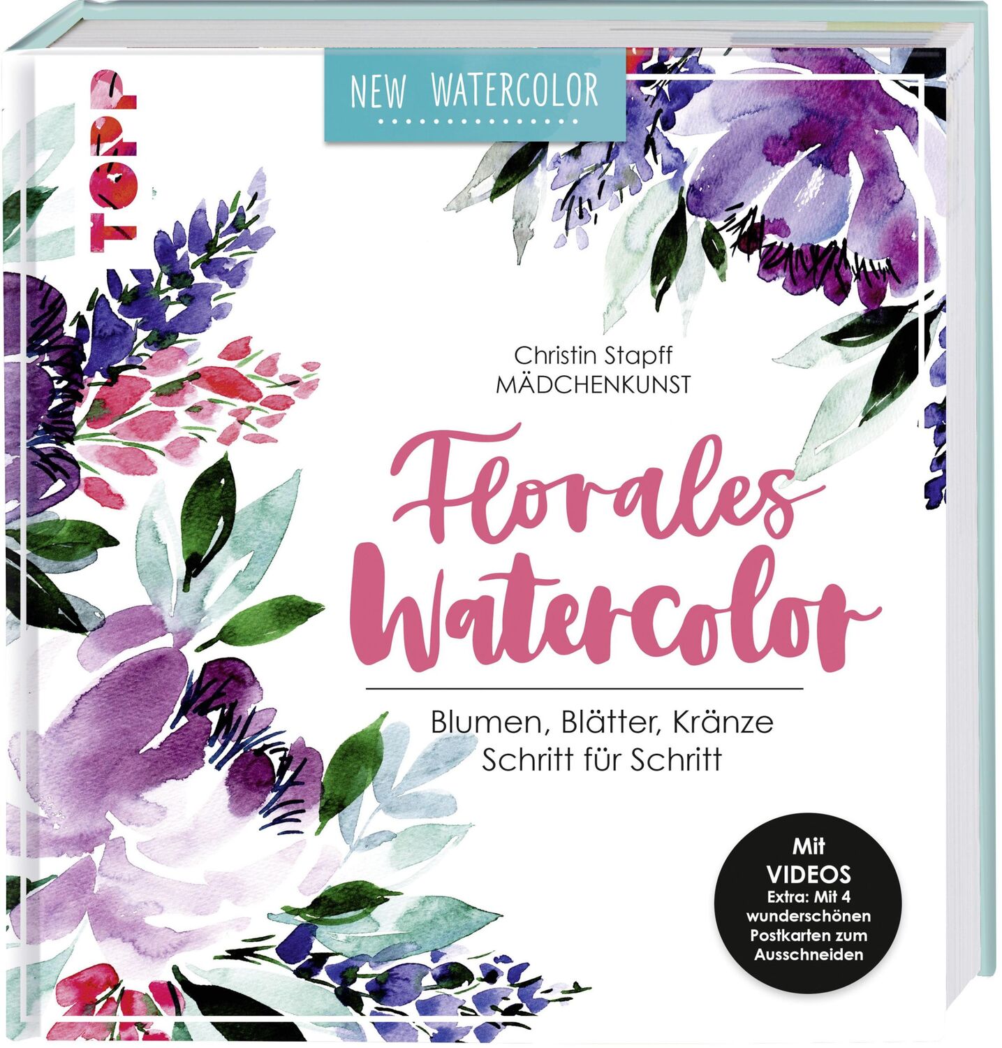 Cover: 9783772483431 | Florales Watercolor | Christin Stapff | Buch | 144 S. | Deutsch | 2018