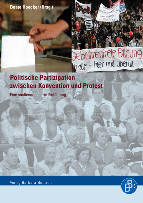 Cover: 9783938094334 | Politische Partizipation zwischen Konvention und Protest | Taschenbuch