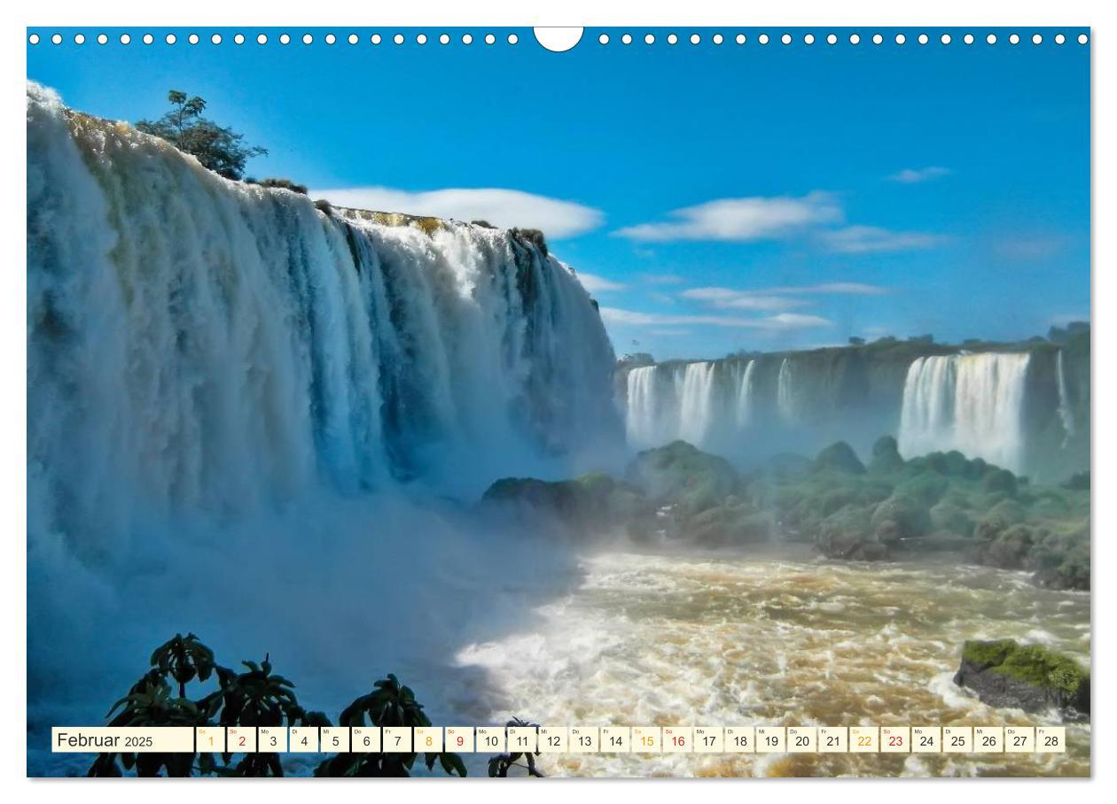 Bild: 9783435567652 | Iguazu Wasserfälle - Südamerika (Wandkalender 2025 DIN A3 quer),...