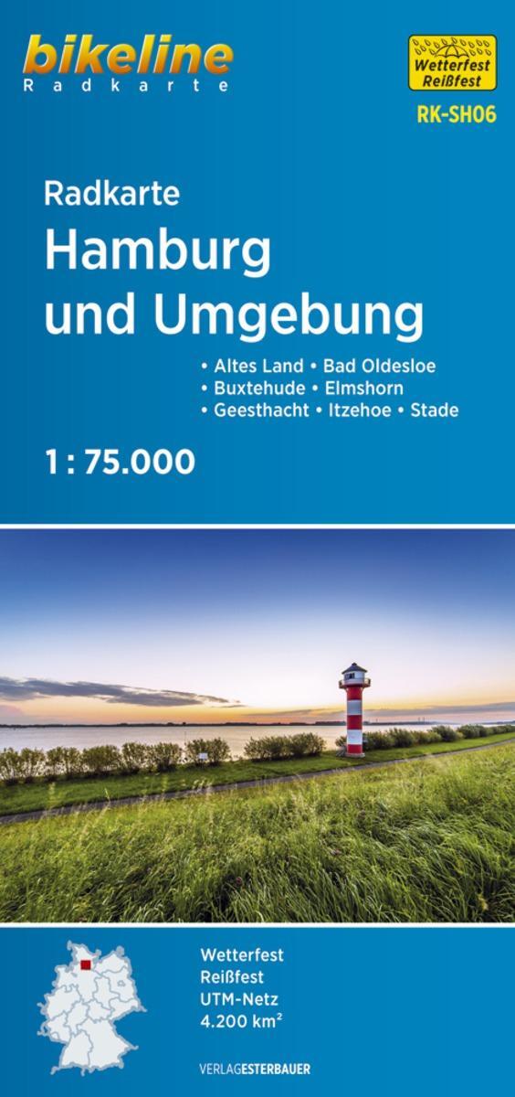 Cover: 9783850004077 | Bikeline Radkarte Hamburg und Umgebung (SH06) 1 : 75 000 | Deutsch