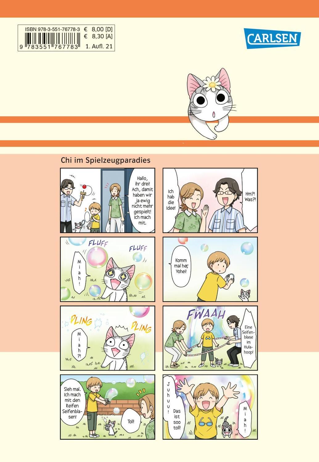 Rückseite: 9783551767783 | Süße Katze Chi: Chi's Sweet Adventures 4 | Konami Kanata (u. a.)