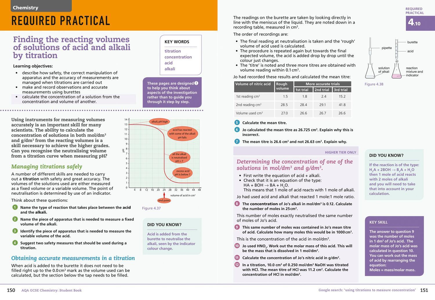 Bild: 9780008158767 | Collins GCSE Science - Aqa GCSE (9-1) Chemistry: Student Book | Buch