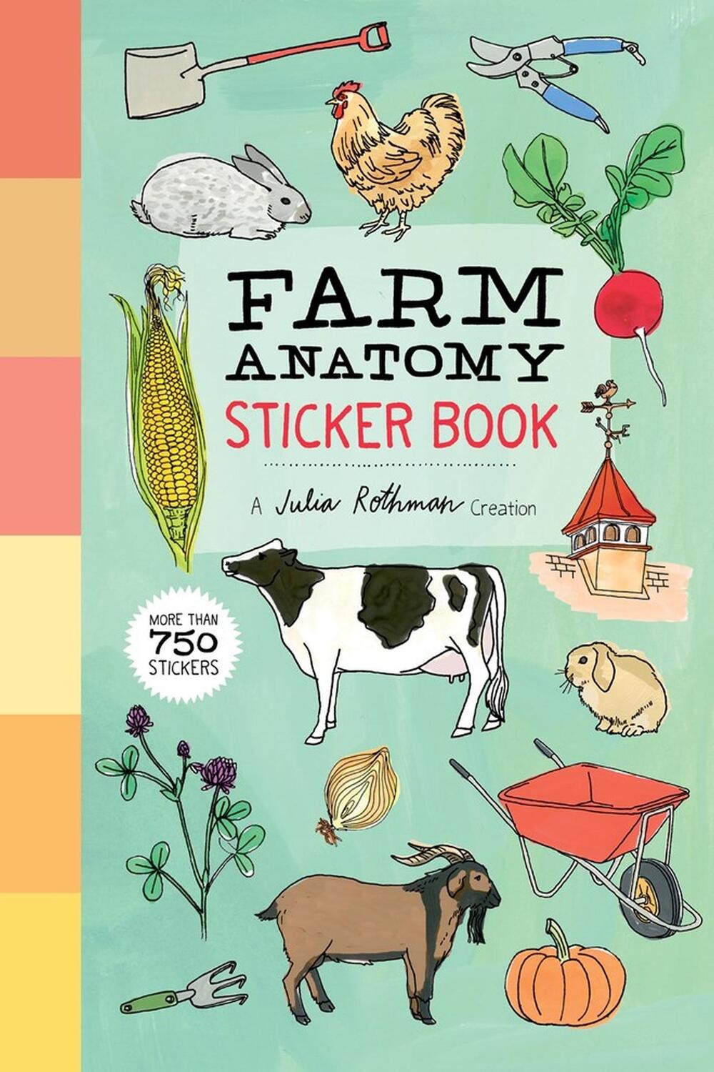 Cover: 9781635865387 | Farm Anatomy Sticker Book | Julia Rothman | Taschenbuch | Englisch