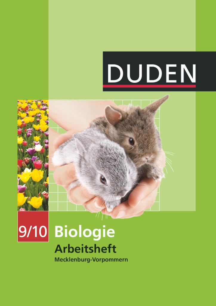 Cover: 9783835540873 | Duden Biologie 9/10 Arbeitsheft. Mecklenburg Vorpommern Realschule