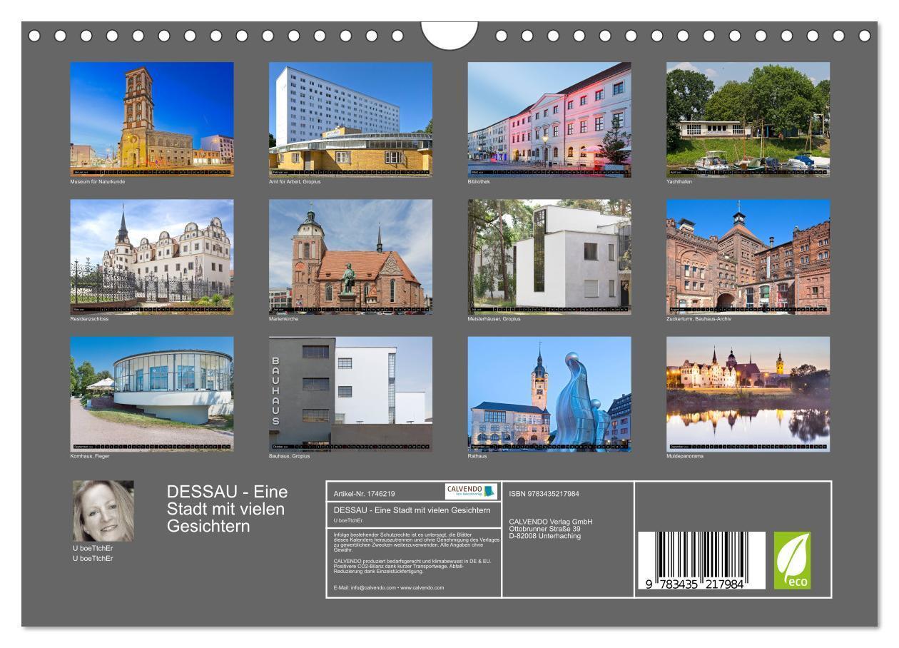 Bild: 9783435217984 | DESSAU - Eine Stadt mit vielen Gesichtern (Wandkalender 2025 DIN A4...