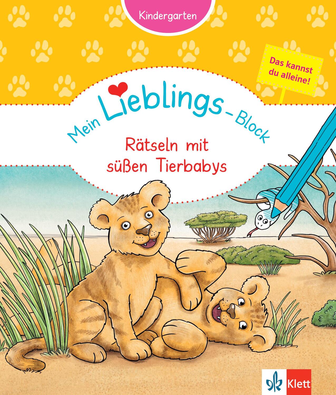 Cover: 9783129496268 | Klett Mein Lieblings-Block Rätseln mit süßen Tierbabys | Vorbach