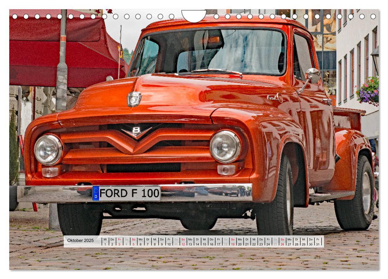 Bild: 9783435355587 | FORD F 1 - F 100 (Wandkalender 2025 DIN A4 quer), CALVENDO...