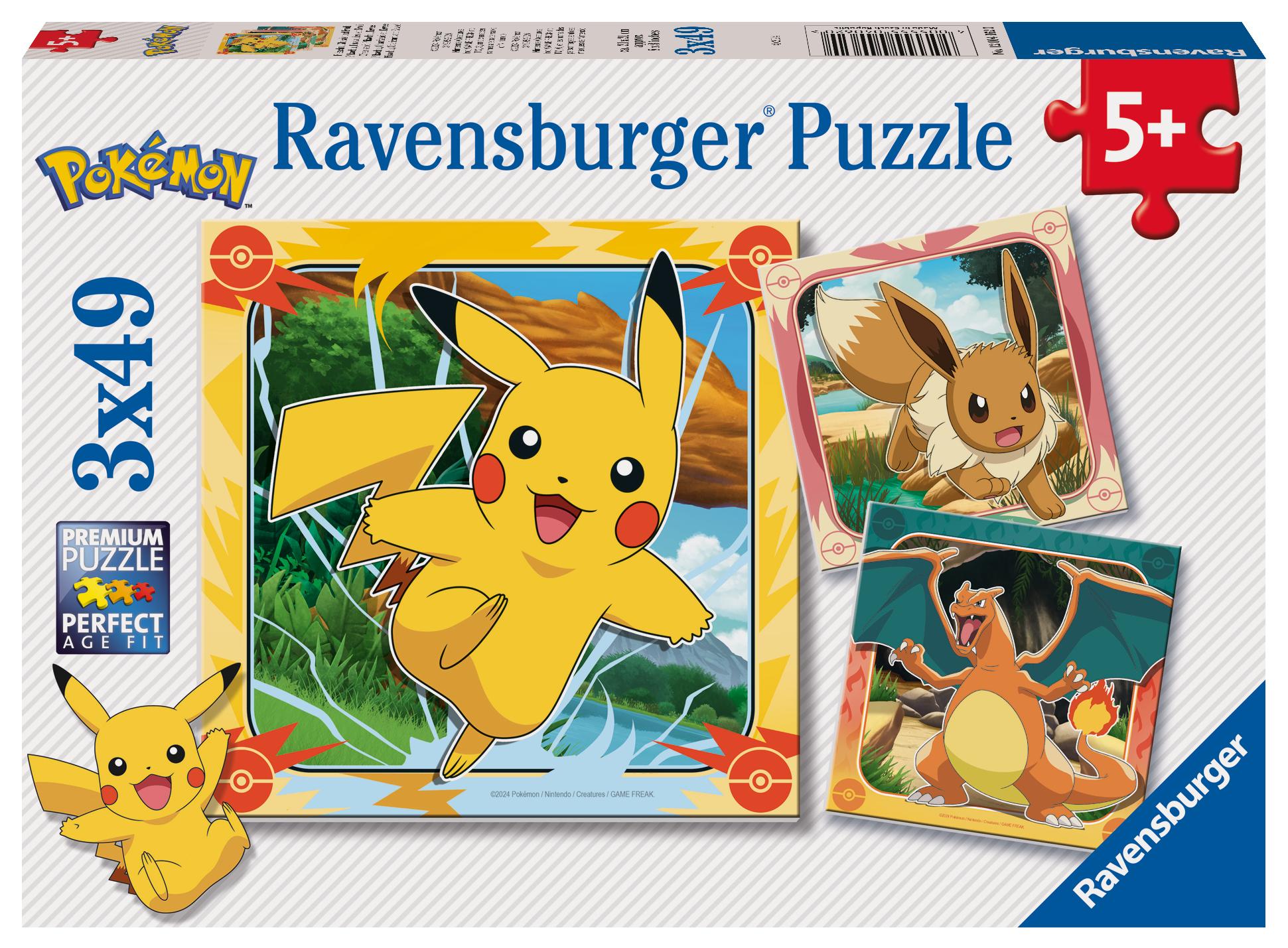 Cover: 4005555040620 | Children's puzzle 3x49 Teile - Pokémon - Pokémon | Spiel | 12004062