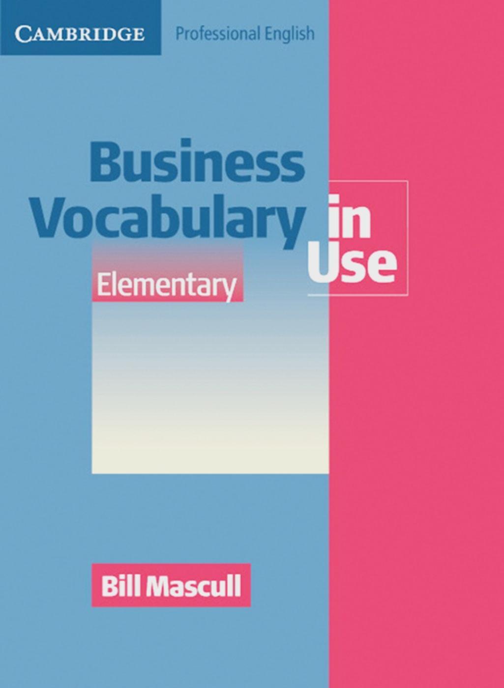 Cover: 9783125346581 | Business Vocabulary in Use - Elementary to Pre-intermediate | Mascull