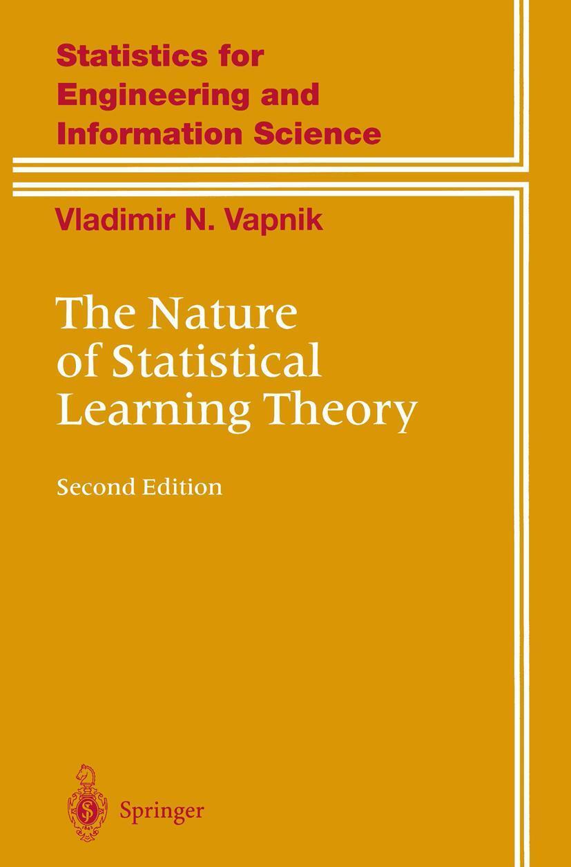 Cover: 9780387987804 | The Nature of Statistical Learning Theory | V. N. Vapnik | Buch | xx