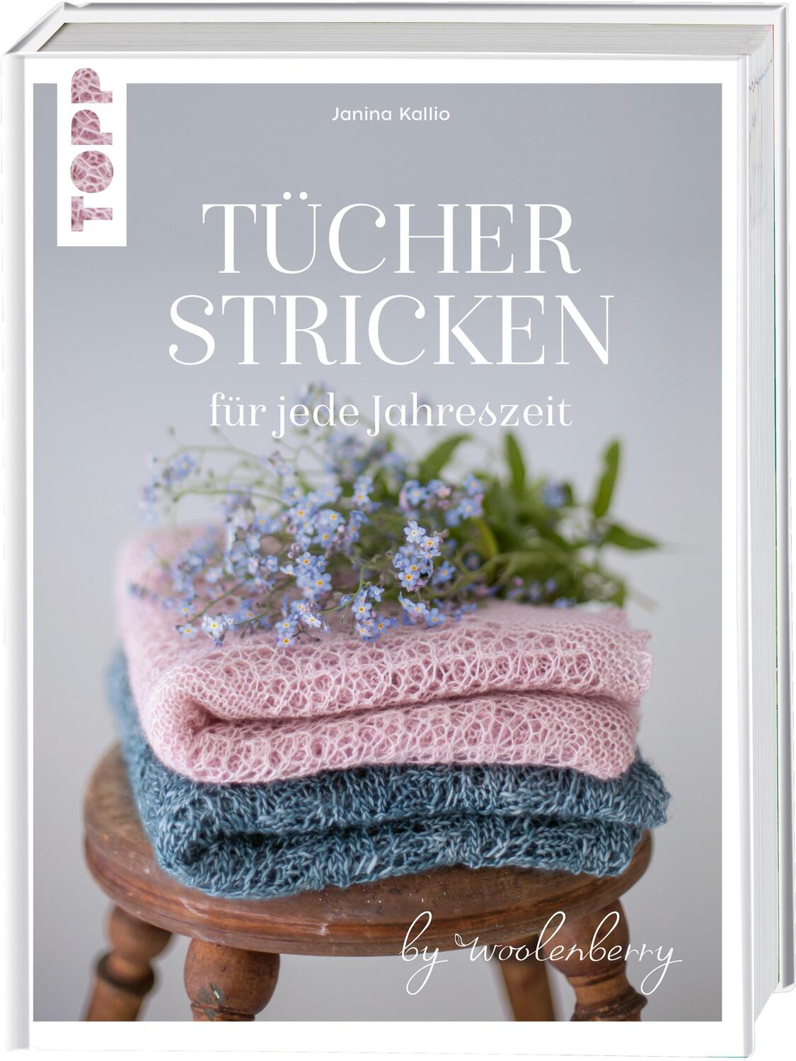 Cover: 9783772448140 | Tücher stricken für jede Jahreszeit | by woolenberry | Janina Kallio