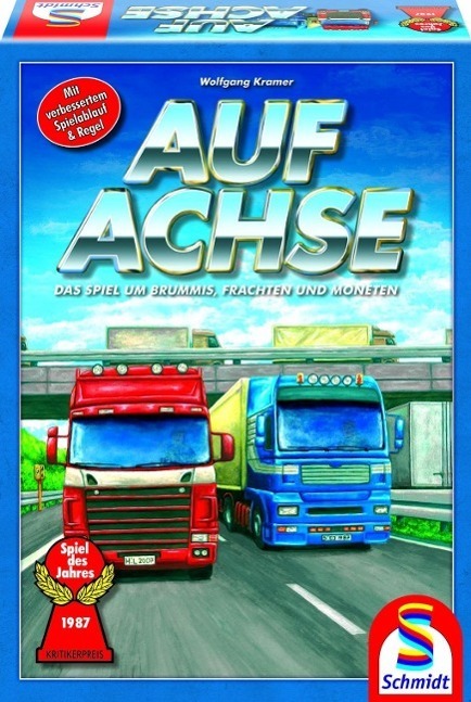 Cover: 4001504490904 | Auf Achse | Für 2 - 6 Spieler | Wolfgang Kramer | Spiel | Auf Achse