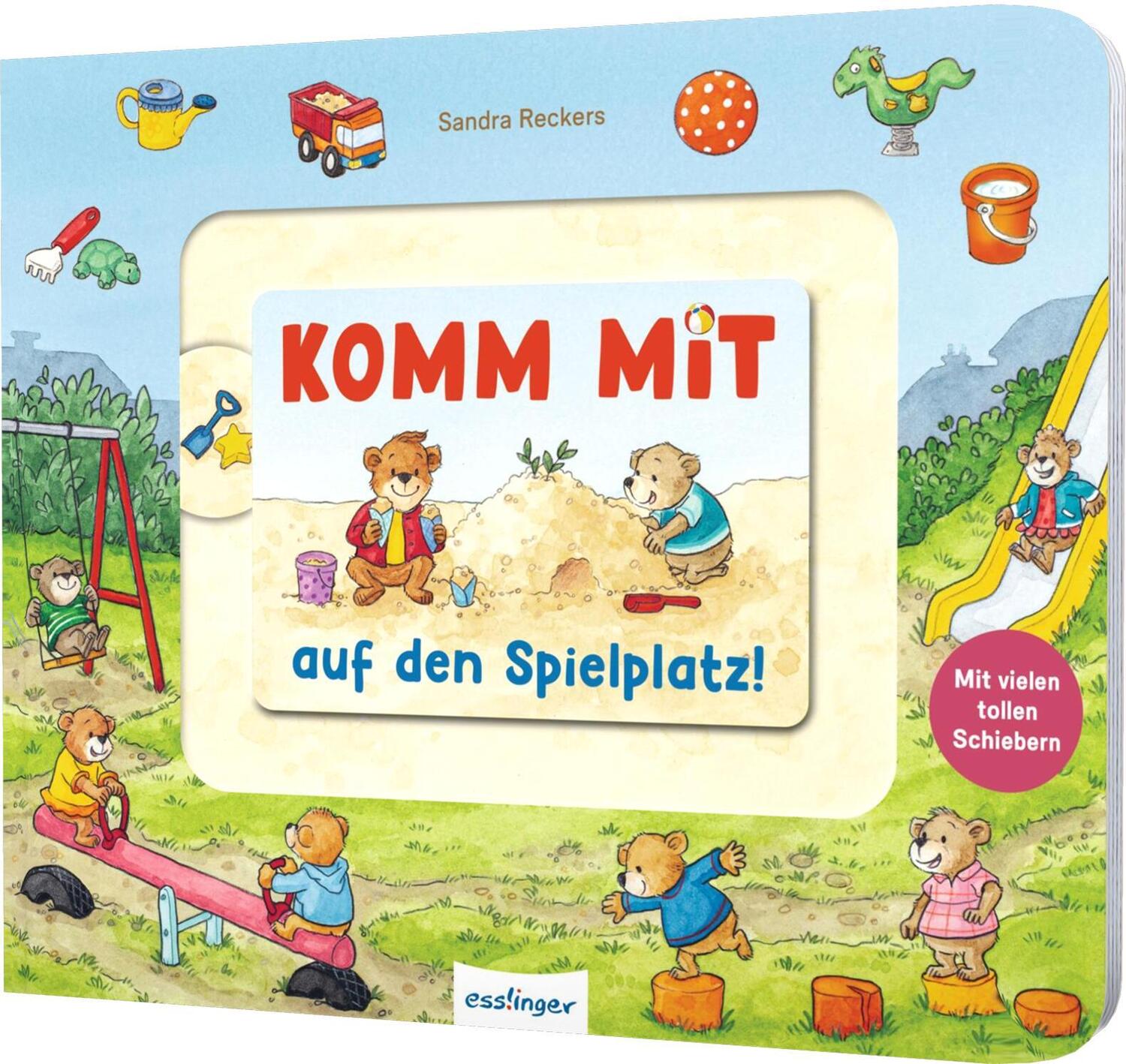 Cover: 9783480238040 | Meine Schiebebahn-Pappe: Komm mit auf den Spielplatz | Julia Klee