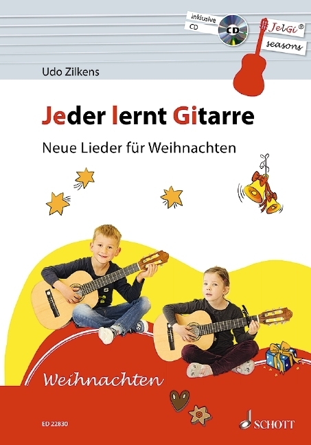 Cover: 9783795712587 | Jeder lernt Gitarre - Neue Lieder für Weihnachten, m. Audio-CD | 48 S.