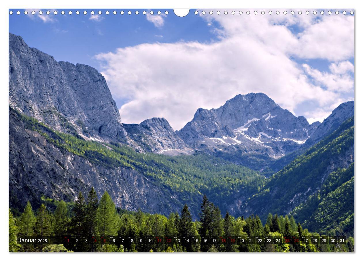 Bild: 9783435439737 | Slowenien - Soca Tal (Wandkalender 2025 DIN A3 quer), CALVENDO...