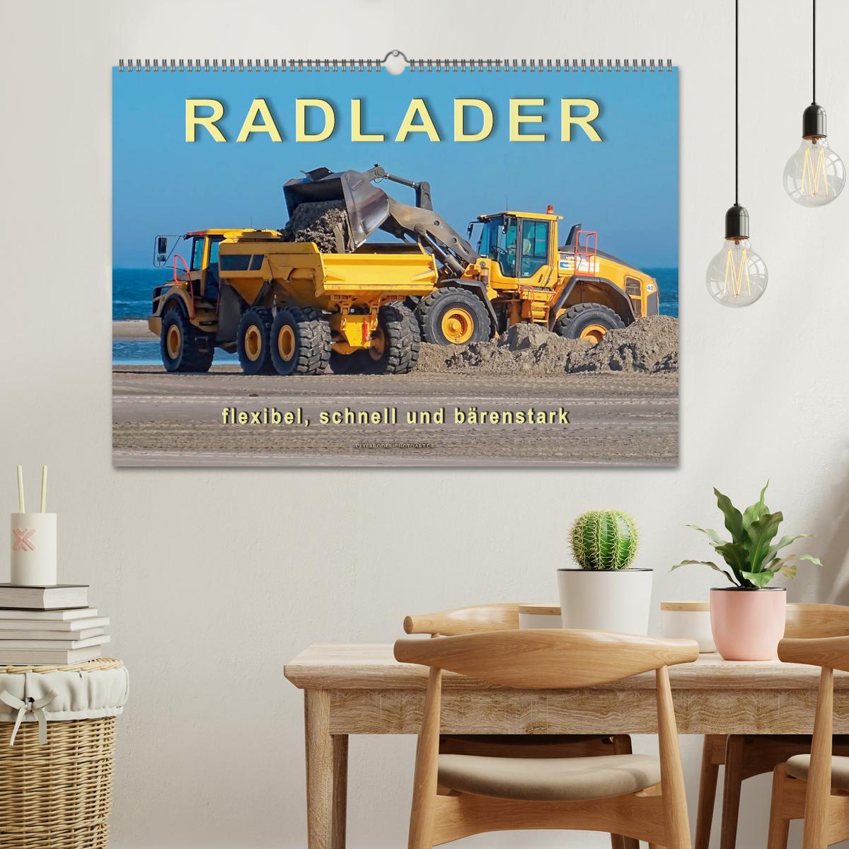 Bild: 9783435290802 | Radlader - flexibel, schnell und bärenstark (Wandkalender 2025 DIN...