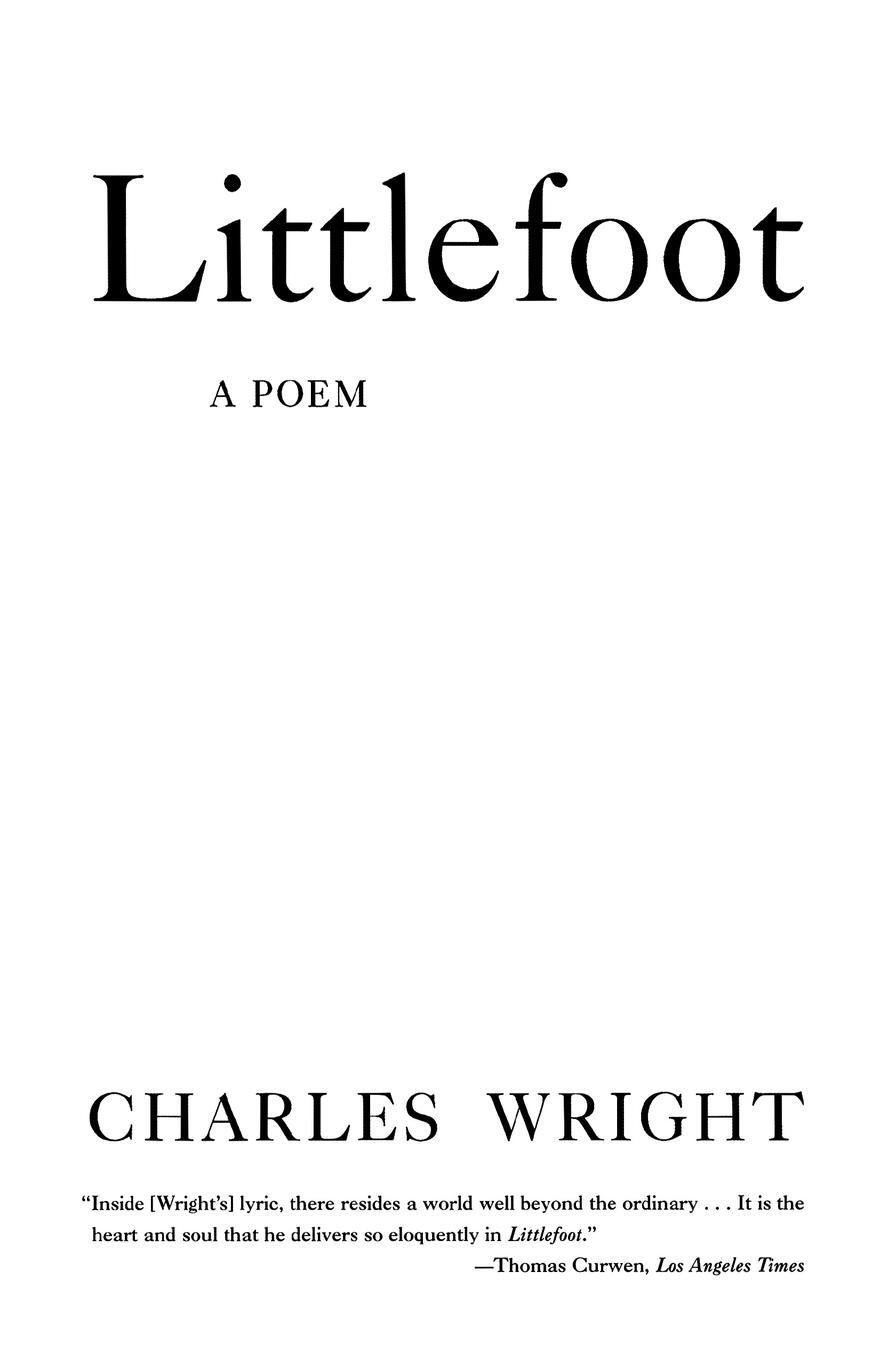 Cover: 9780374531218 | Littlefoot | Charles Wright | Taschenbuch | Paperback | Englisch