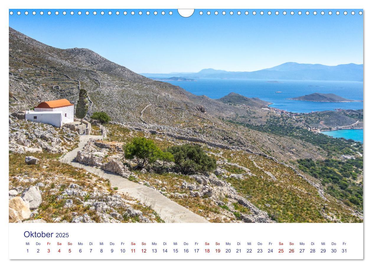 Bild: 9783383959172 | Insel Chalki (Wandkalender 2025 DIN A3 quer), CALVENDO Monatskalender