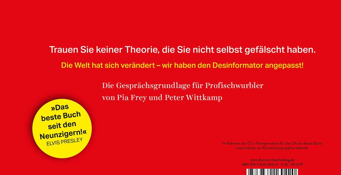 Rückseite: 9783832169220 | Der Desinformator | 125.000 Verschwörungstheorien zum Selbermachen