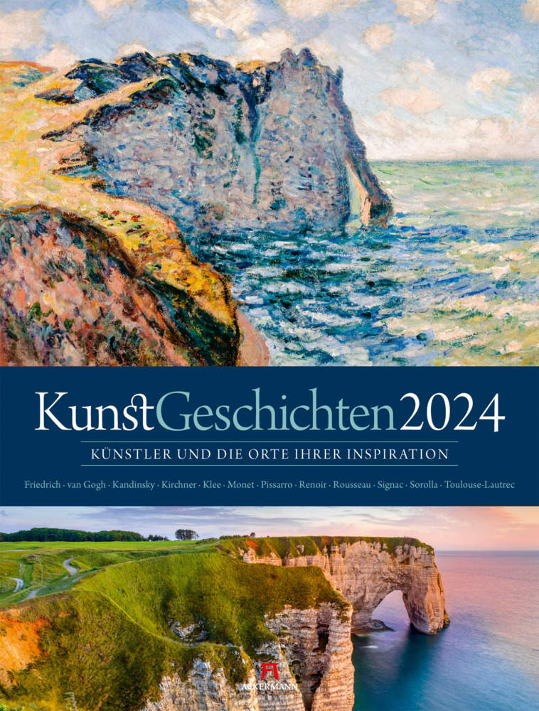 Cover: 9783838424620 | KunstGeschichten - Künstler und die Orte ihrer Inspiration Kalender...