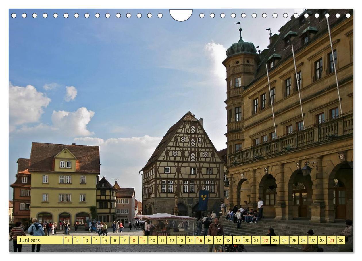 Bild: 9783435610778 | Romantisches Rothenburg ob der Tauber (Wandkalender 2025 DIN A4...