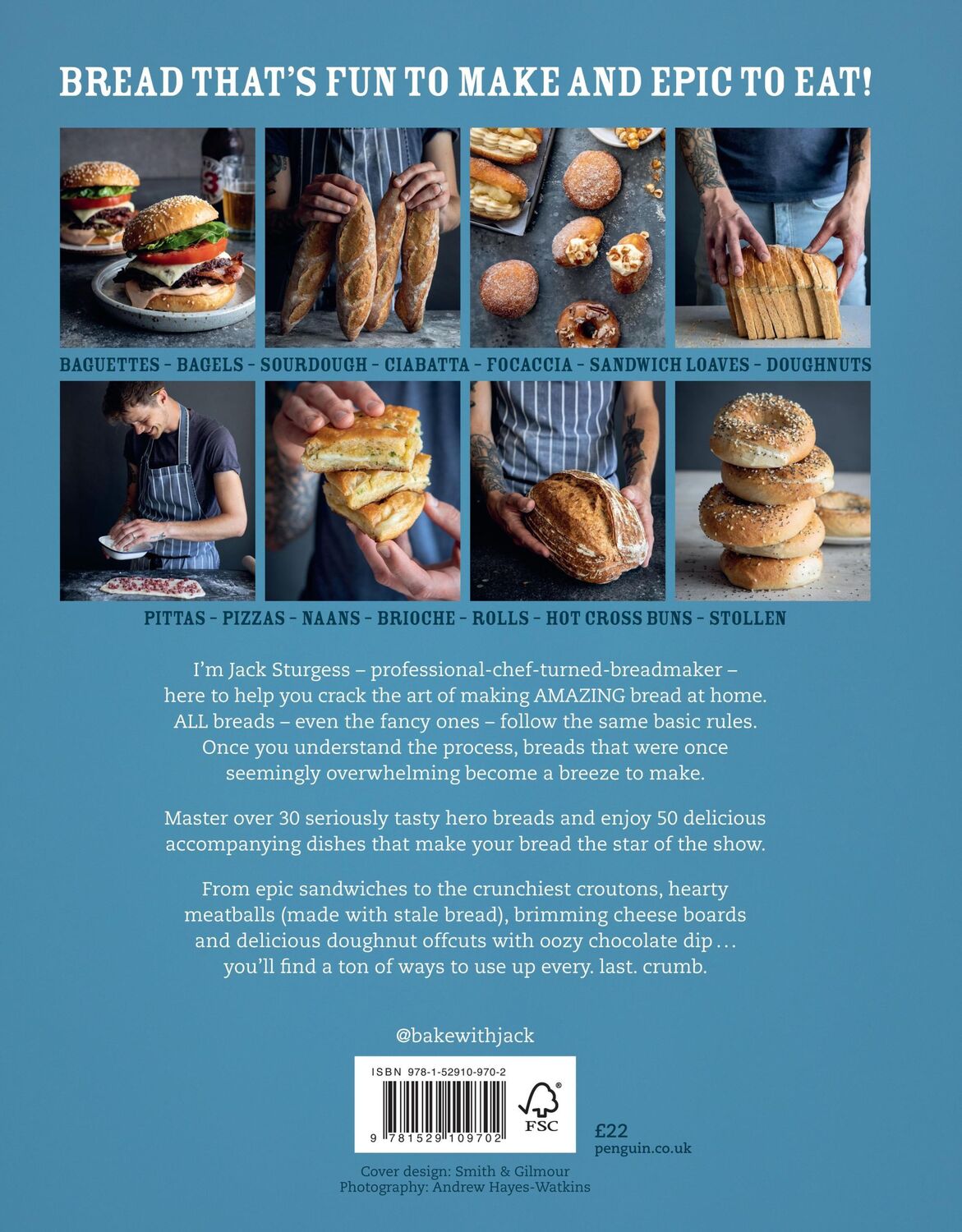 Rückseite: 9781529109702 | BAKE WITH JACK - Bread Every Day | Jack Sturgess | Buch | Gebunden