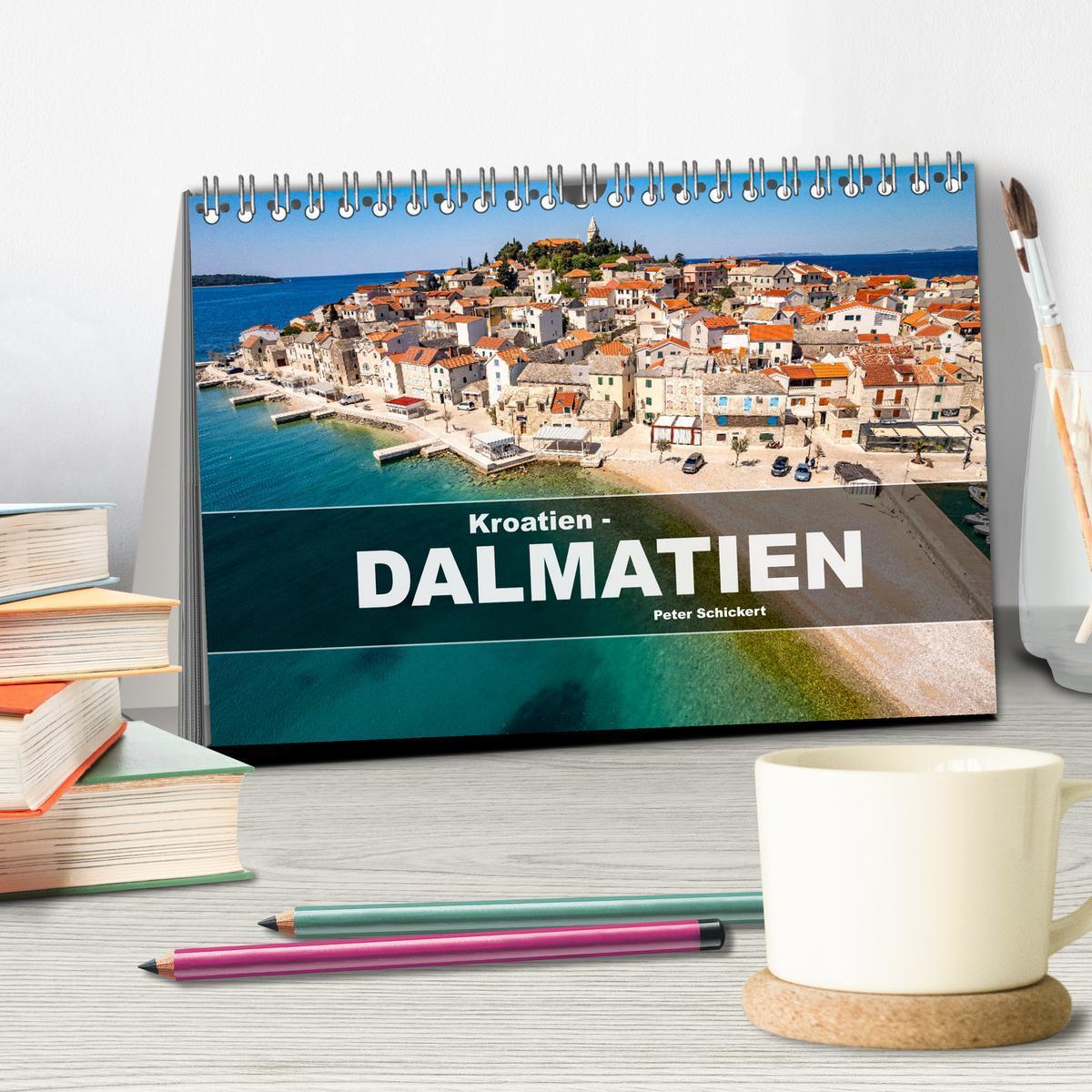 Bild: 9783457175606 | Kroatien - Dalmatien (Tischkalender 2025 DIN A5 quer), CALVENDO...