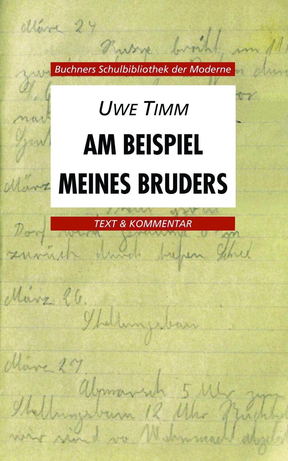 Cover: 9783766139764 | Am Beispiel meines Bruders. Text und Kommentar | Uwe Timm | Buch