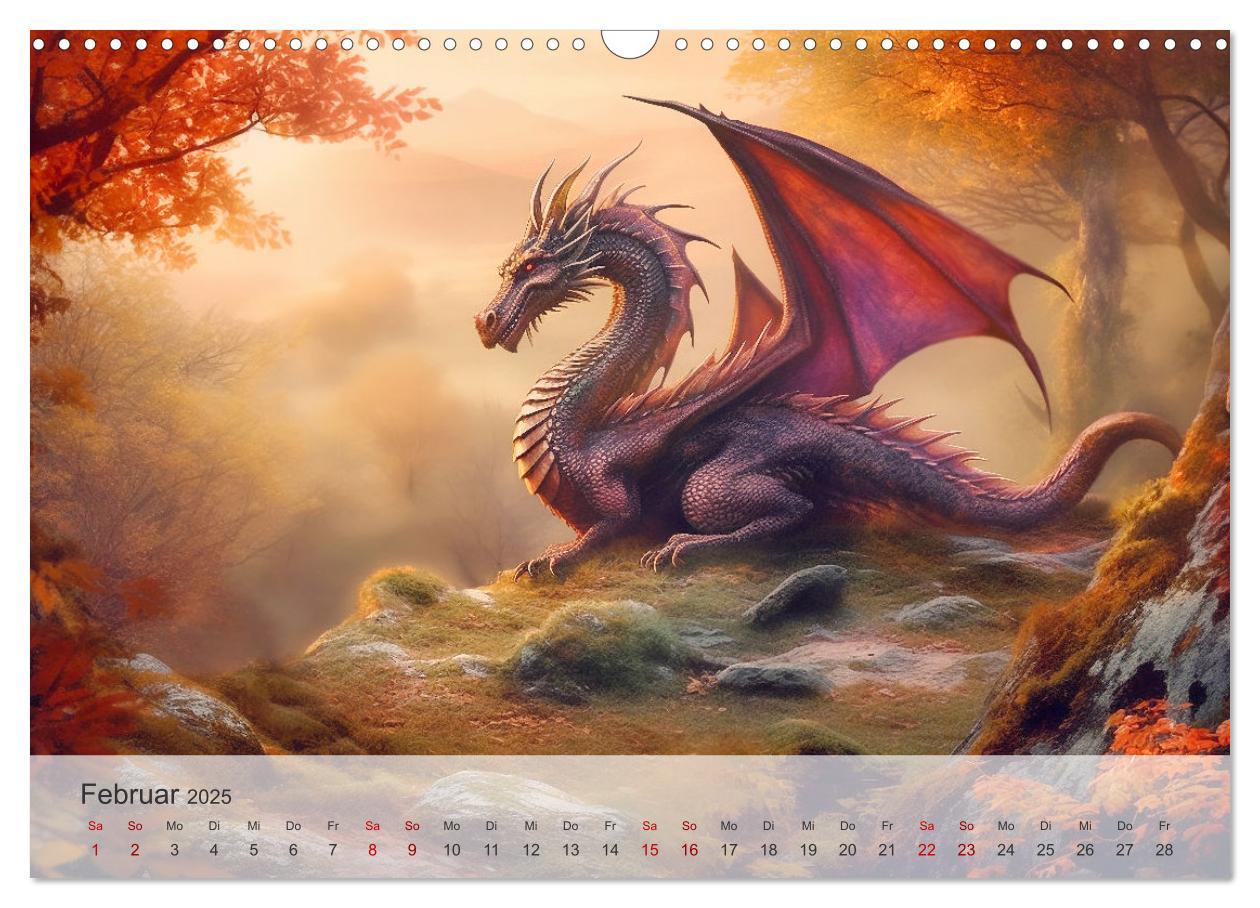 Bild: 9783383838224 | Im Land der schönen Drachen (Wandkalender 2025 DIN A3 quer),...