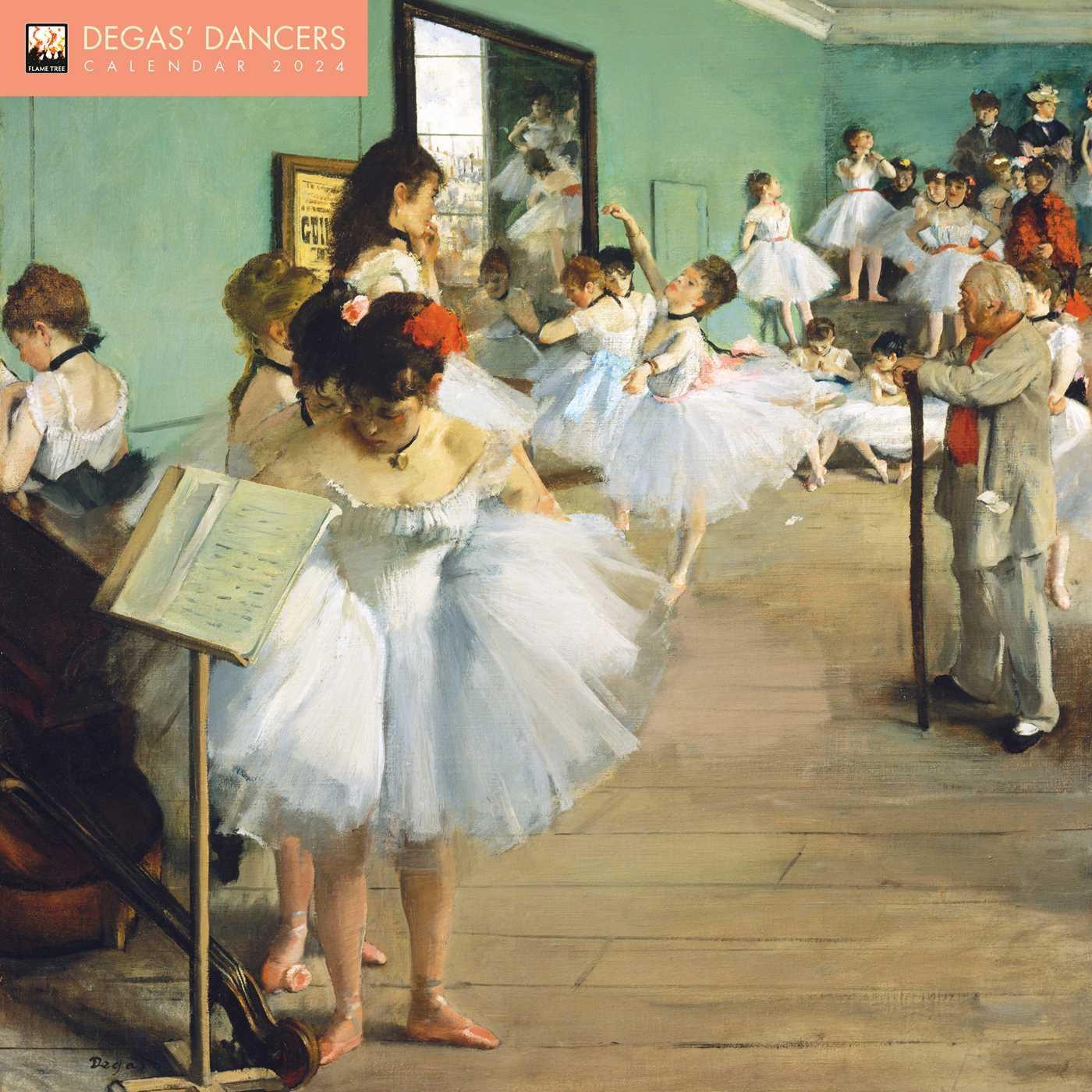 Cover: 9781804173817 | Degas' Dancers Wall Calendar 2024 (Art Calendar) | Flame Tree Studio