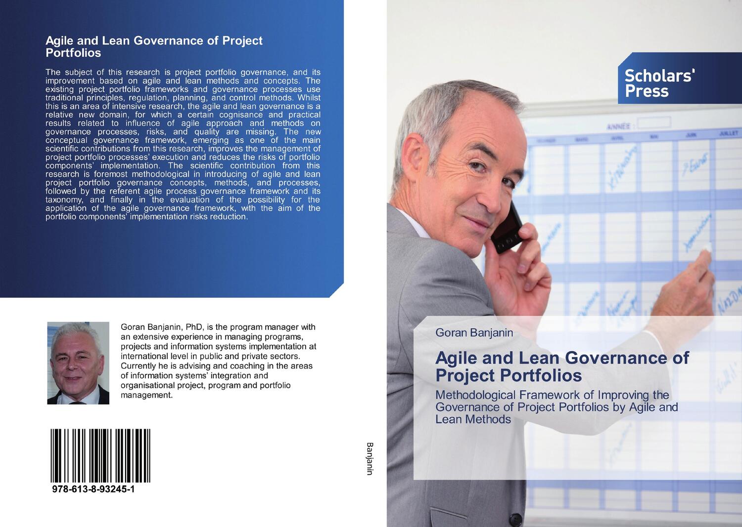 Cover: 9786138932451 | Agile and Lean Governance of Project Portfolios | Goran Banjanin