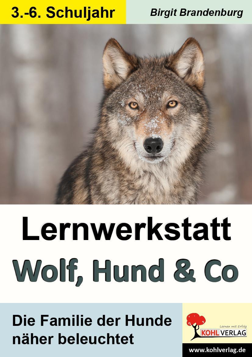 Cover: 9783956864629 | Lernwerkstatt Wolf, Hund & Co | Die Familie der Hunde näher beleuchtet