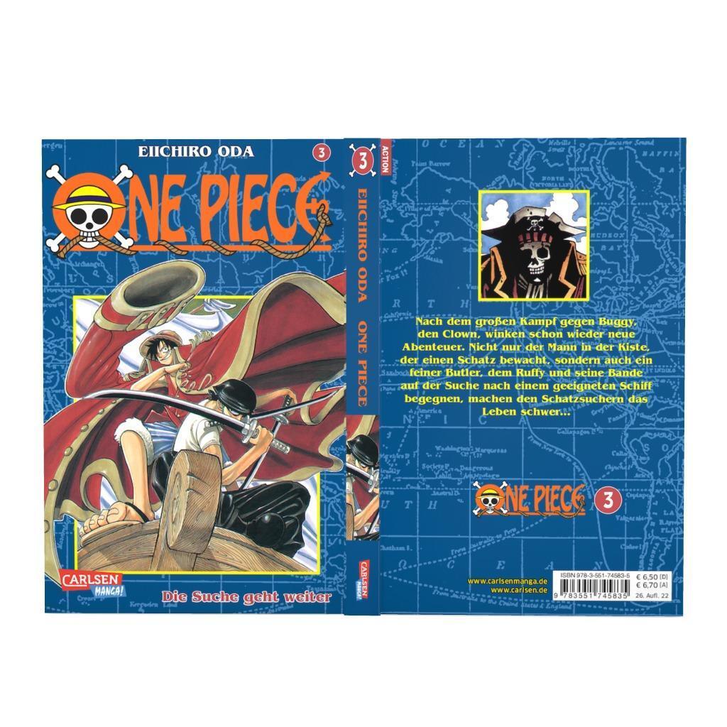 Bild: 9783551745835 | One Piece 03. Die Suche geht weiter | Eiichiro Oda | Taschenbuch