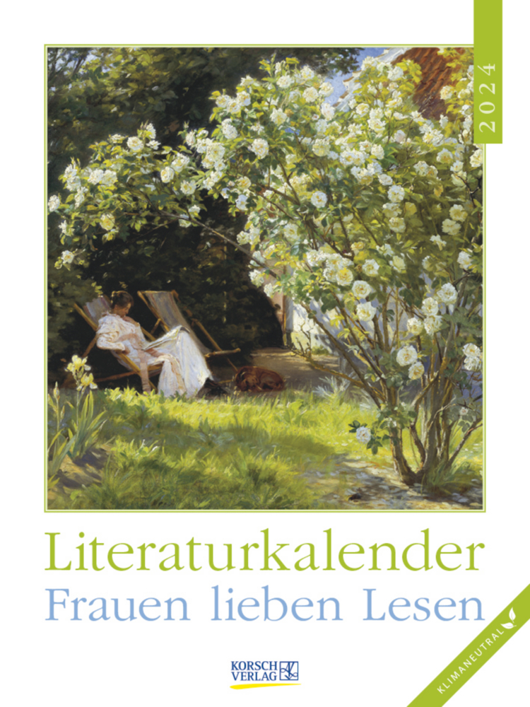 Cover: 9783731870180 | Literaturkalender Frauen lieben Lesen 2024 | Korsch Verlag | Kalender