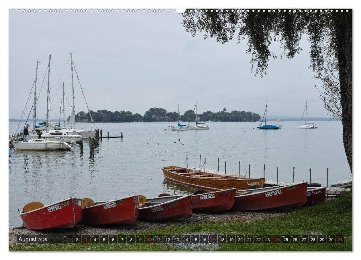 Bild: 9783435730896 | Stille Tage am Chiemsee (Wandkalender 2025 DIN A2 quer), CALVENDO...